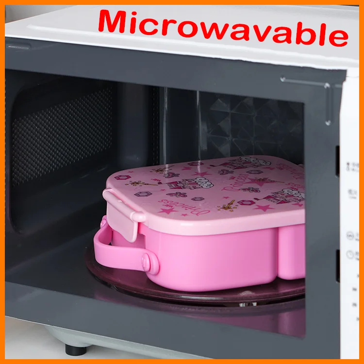 New Arrival Food Grade Material Bento Lunch Box With Cartoon Pictures For Kids