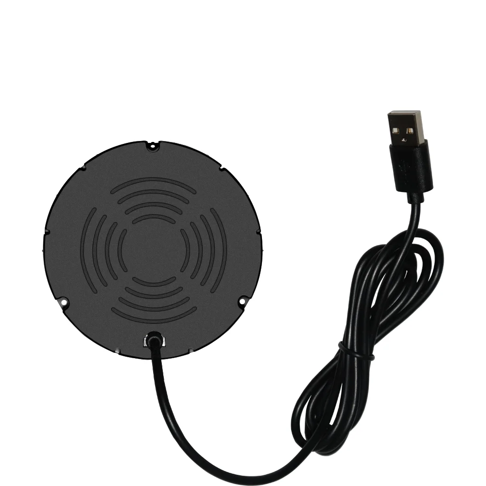 2022 products trending Qi Wireless Charger Pc Fireproof Material Mobile Phone Wireless Charger Abs Material Usb Wireless Charger