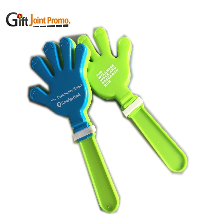 Customized Cheering Gift Mulit-color Plastic Hand Clapper