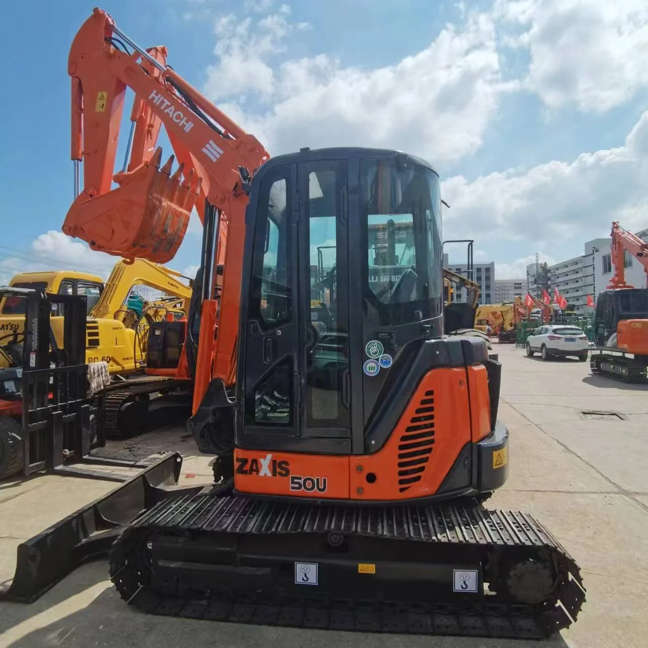 Hitachi ZX50 Mini excavator 5T ZX50u Second Hand Digger Hitachi ZAXIS 50 55 ZX55 Original Japan Used Crawler Excavator