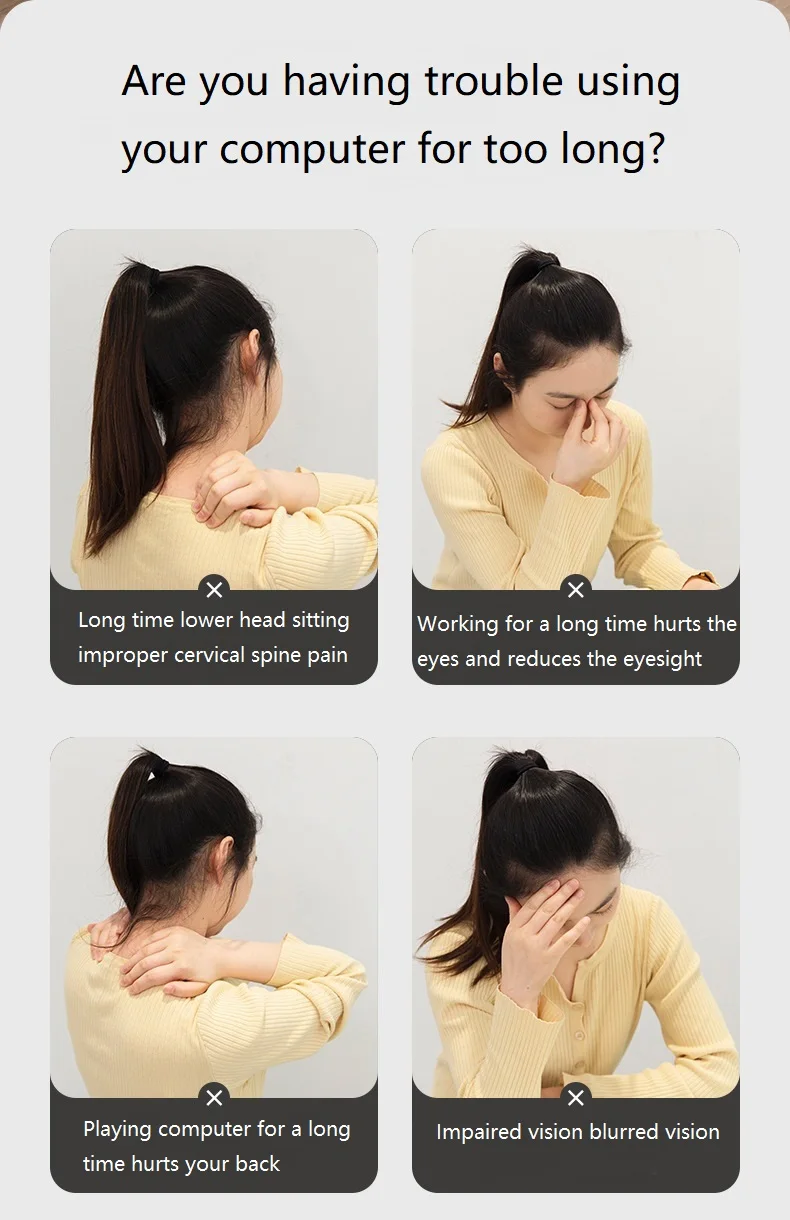 Storage Double Monitor Laptop Stand Adjustable Riser Desk Computer Monitor stand desk Tv Shelf Riser