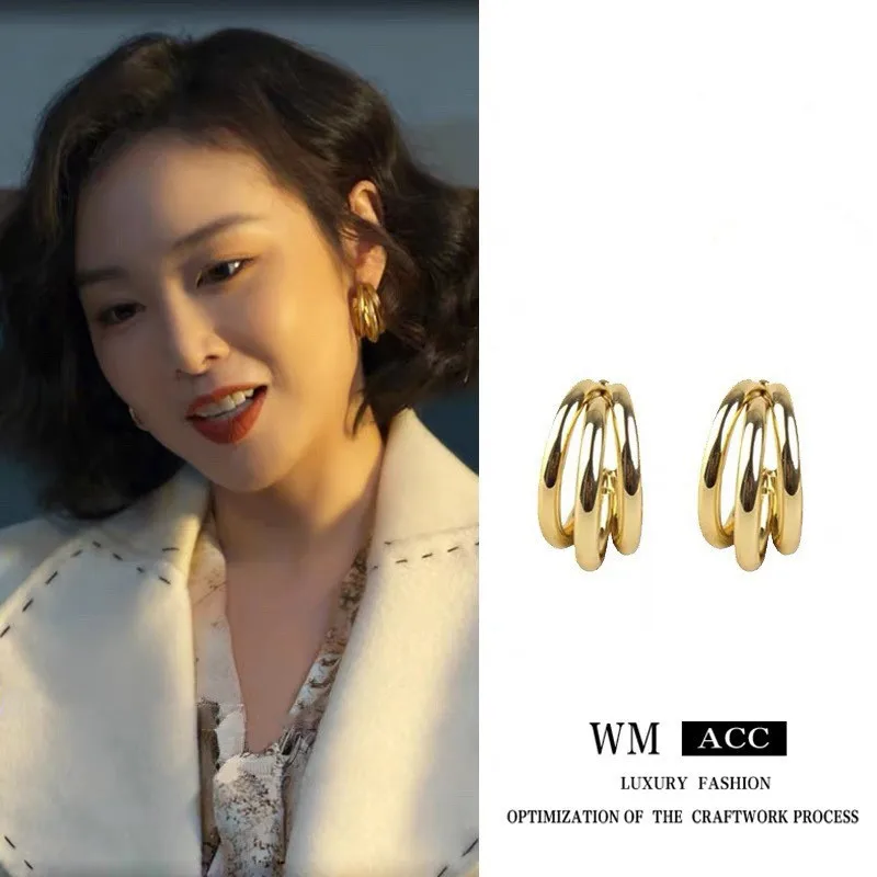 Wholesale New Arrival Korean S925 Silver Needle Pearl Earring Enamel Heart Dangle Earrings For Women