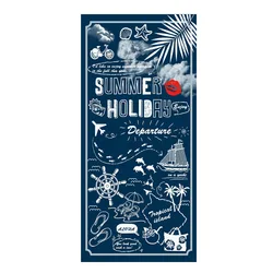 Wholesale Custom Design sublimation quick dry Thick woven 100% Cotton Beach Towel