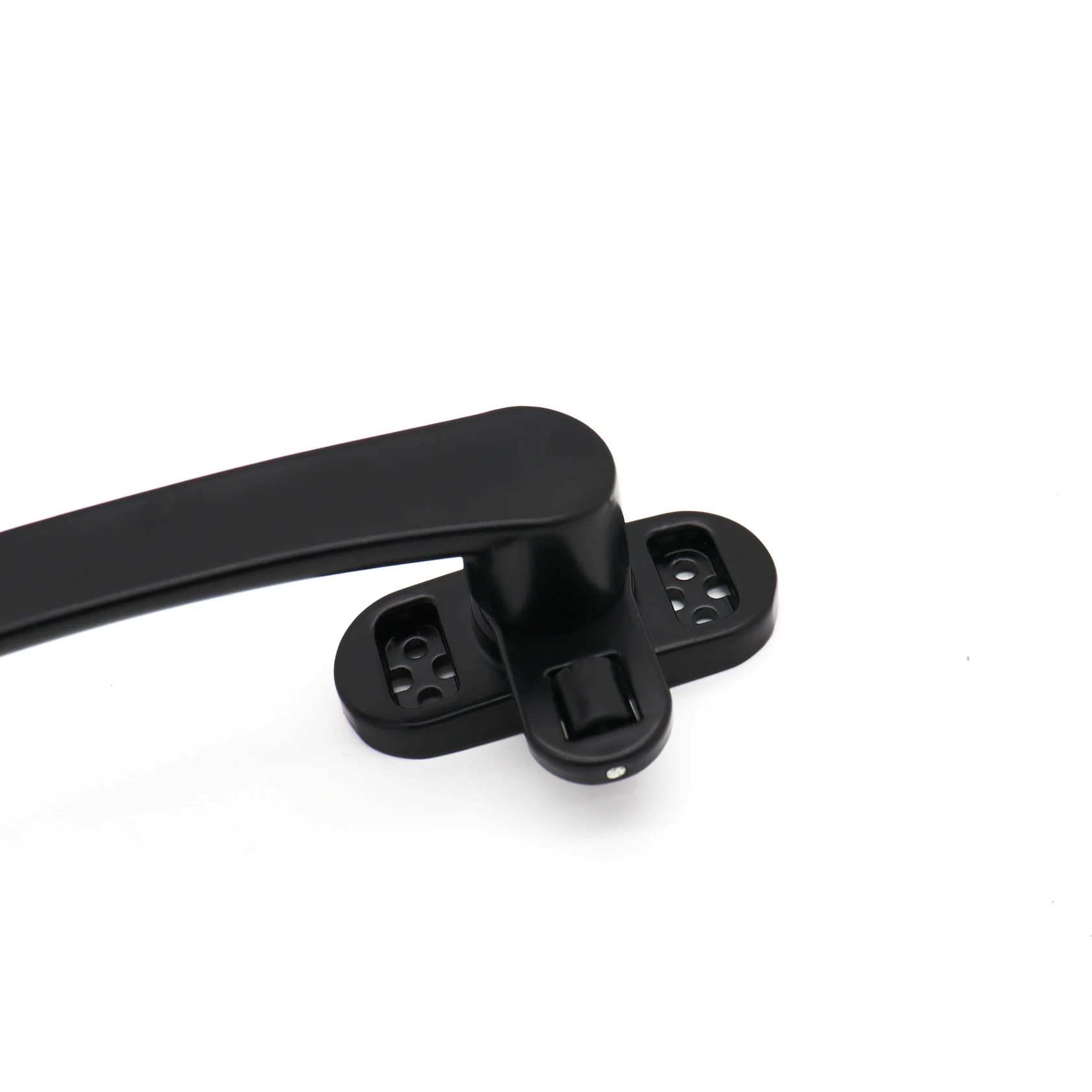China Manufacture Door Black Roller Flat Handle Aluminum Alloy Casement Window Handle for aluminum Door