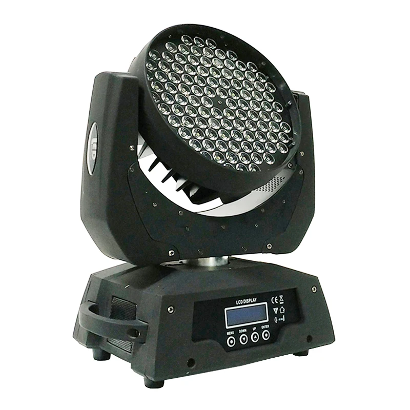 Профессиональная мойка Ava 108 шт. 10 Вт LED RGBW 4-в-1 зуммируемый светодиодный сценический светильник 108*3 движущаяся головка для сценического бара