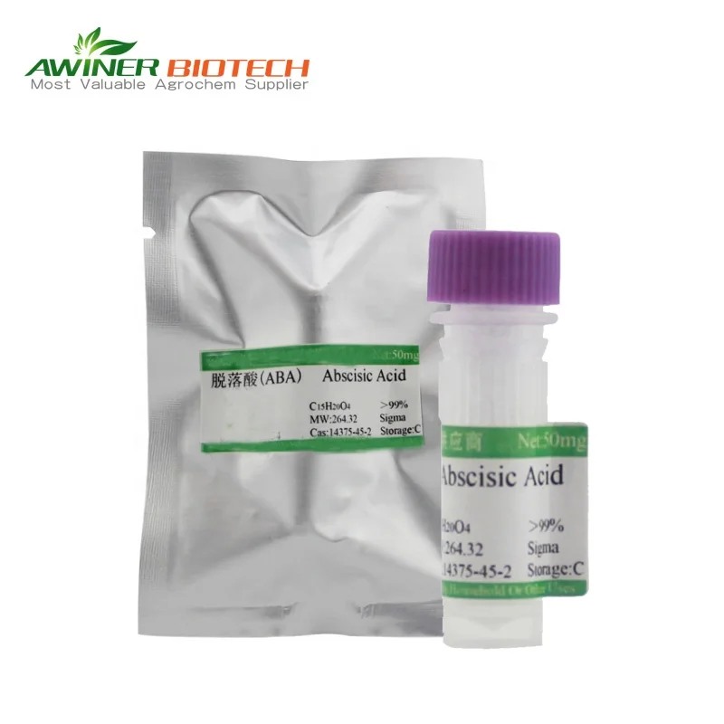Acid S-ABA S-abscisic Acid 98%TC 1.5%WP Plant Growth Regulator TC White Powder 98% 1.193g/cm3 21293-29-8 244-319-5 Agriculture