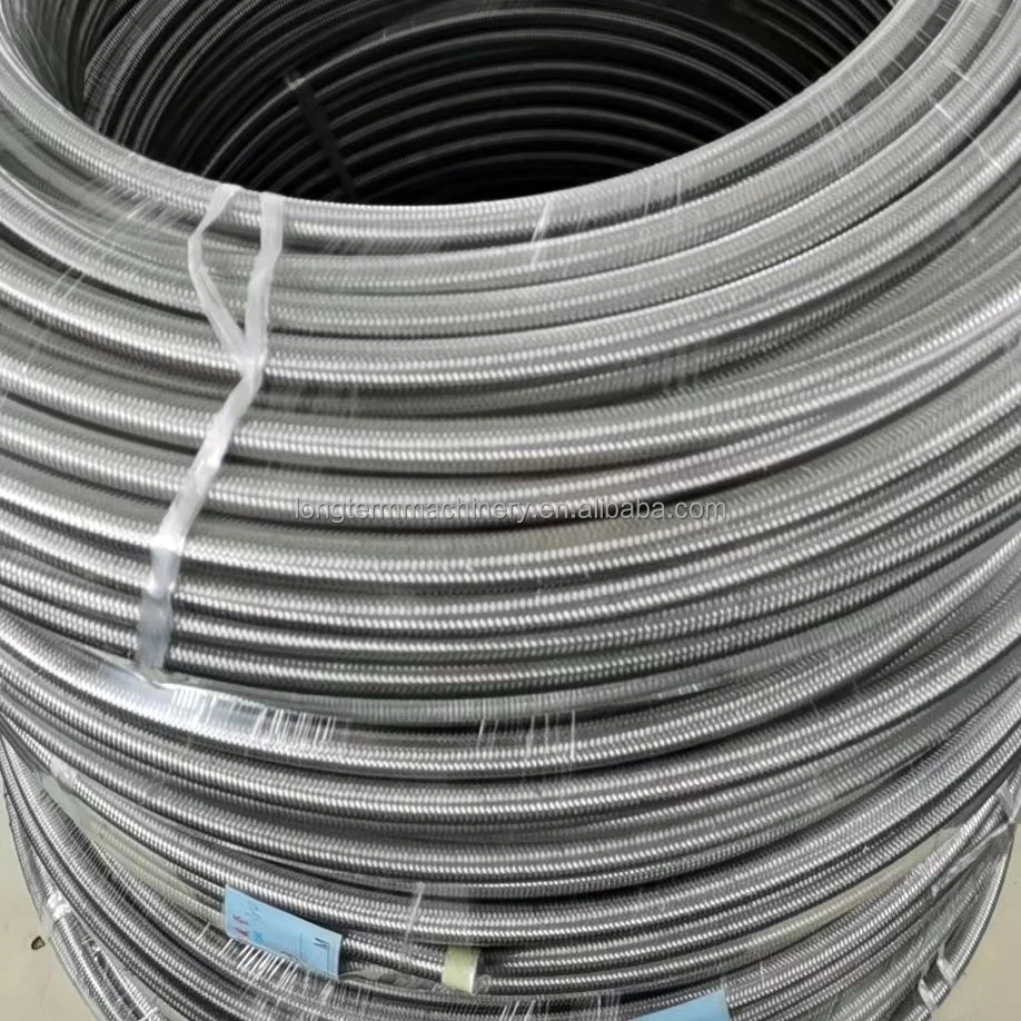 Universal Braided Stainless Steel PTFE Oil Fuel Gas Line Hose