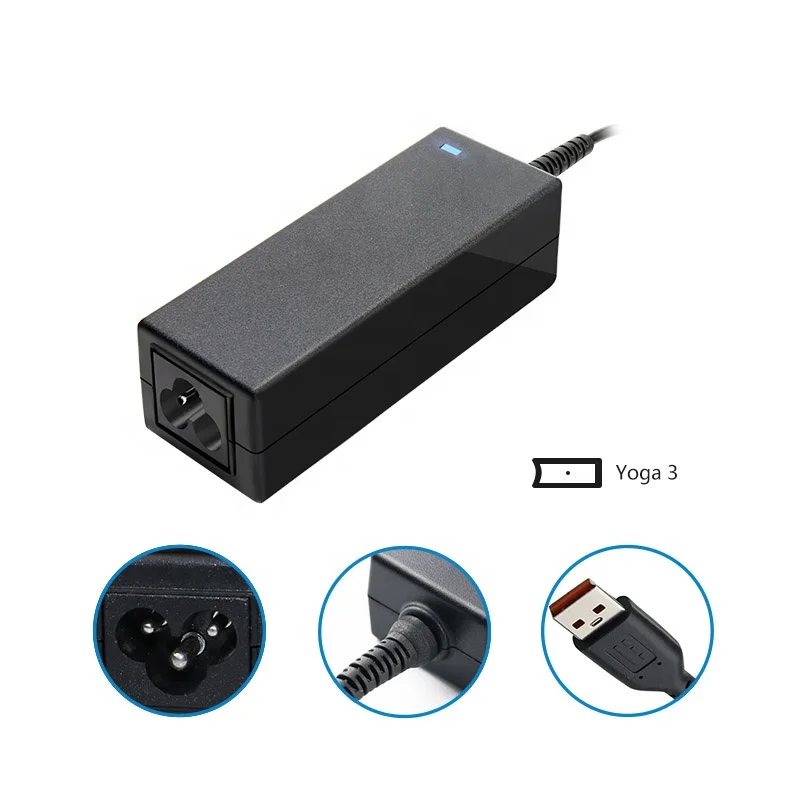 laptop ac adapter and charger for 40W YOGA3 20V/2A with power cord
