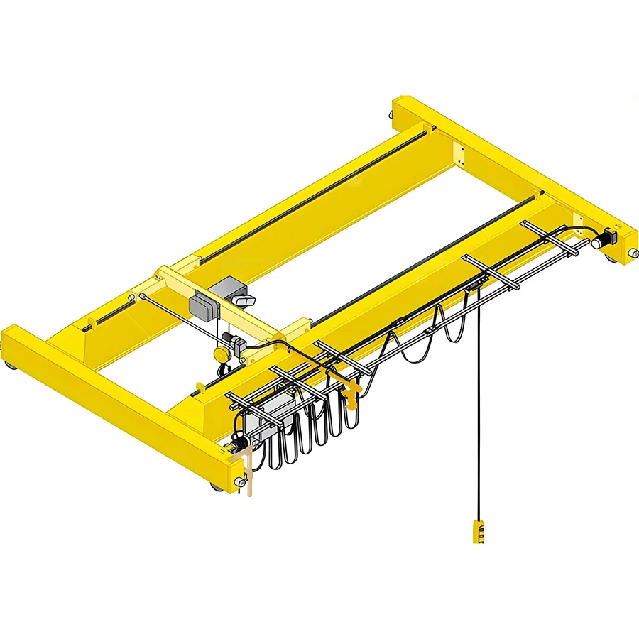 35t QDY Metallurgy Steel Wheel Metal Foundry Overhead Crane with hook