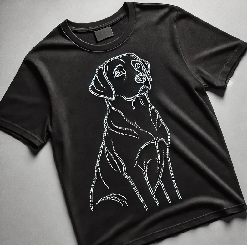 China supplier Microphone silver stones rhinestone hot fix iron on transfer for clothes