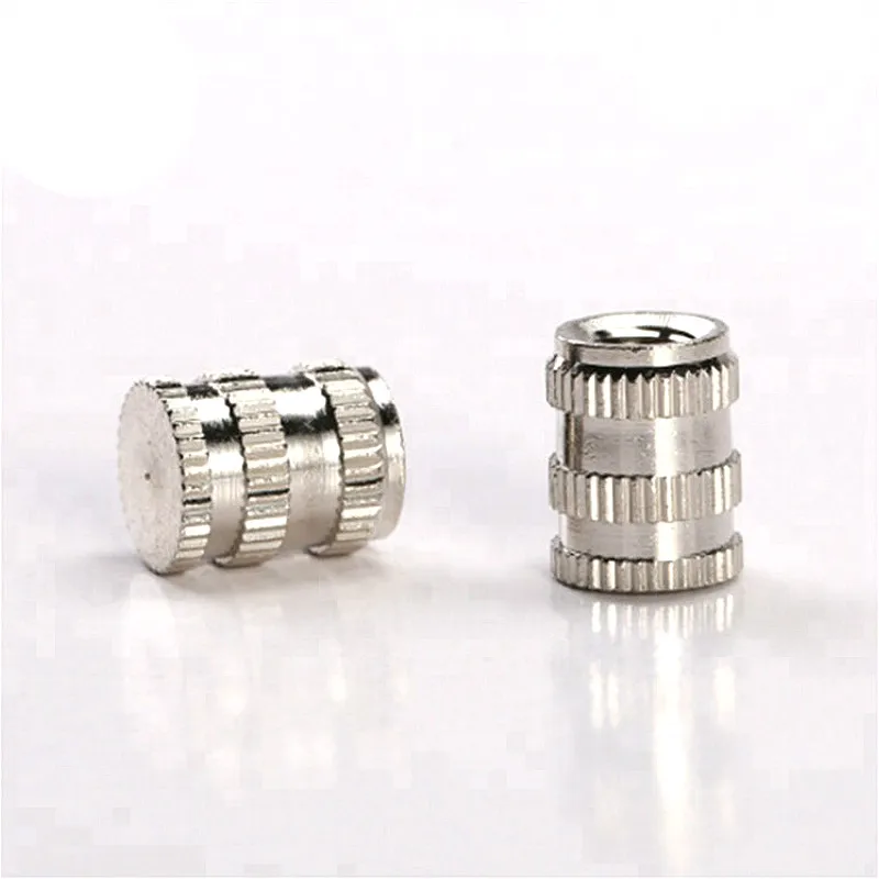 Stainless steel knurled insert nut Aluminum threaded insert/knurled nut for Plastic M2 M4 M6 M8