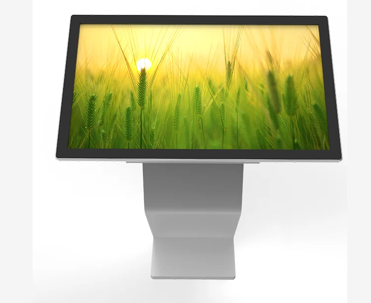 32 Inch Floor Standing Interactive Table LCD Panel Digital Information Display All In One PC Self Service Touch Screen Kiosk