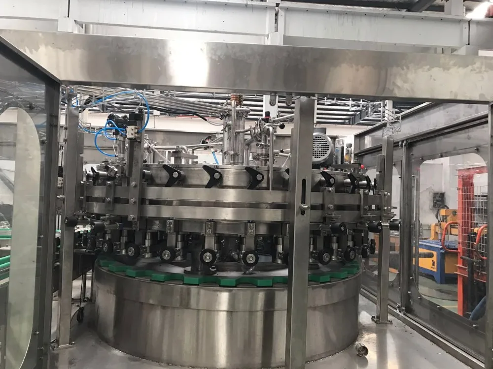 automatic aluminum carbonated beverage canning  filling machine