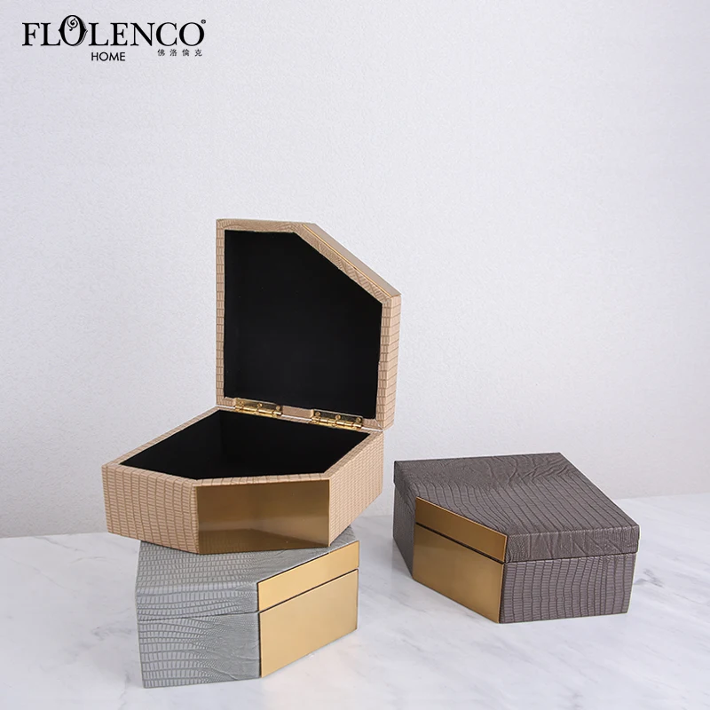 Деревянные ювелирные изделия, органайзер, коробка для хранения, кожаные декоративные коробки для ожерелья и браслета