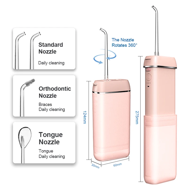 Dental Spa Oral Irrigator Jet Floss Tooth Wate Oem Travel Irrig Irrigation Ipx8 Mini Water