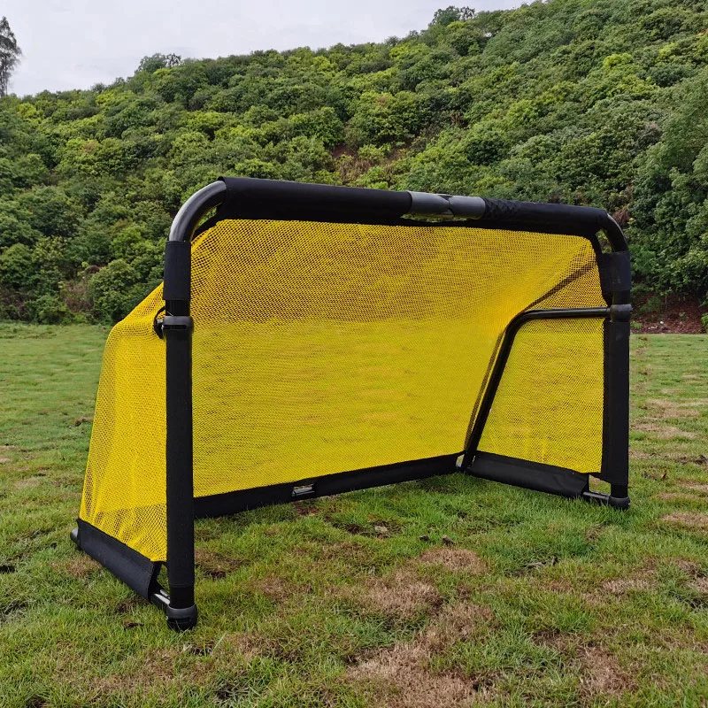 Wholesale   Collapsible Portable Goal Post Solid Frame Folding Mini Football Goal Foldable Mini  Aluminum Soccer Goal for Kids
