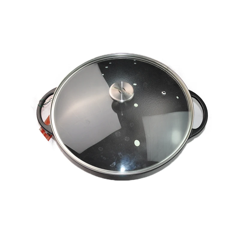 Customized cast iron best price wok Wholesale non stick high quality wok cookware New In Stock cast iron pan with lid