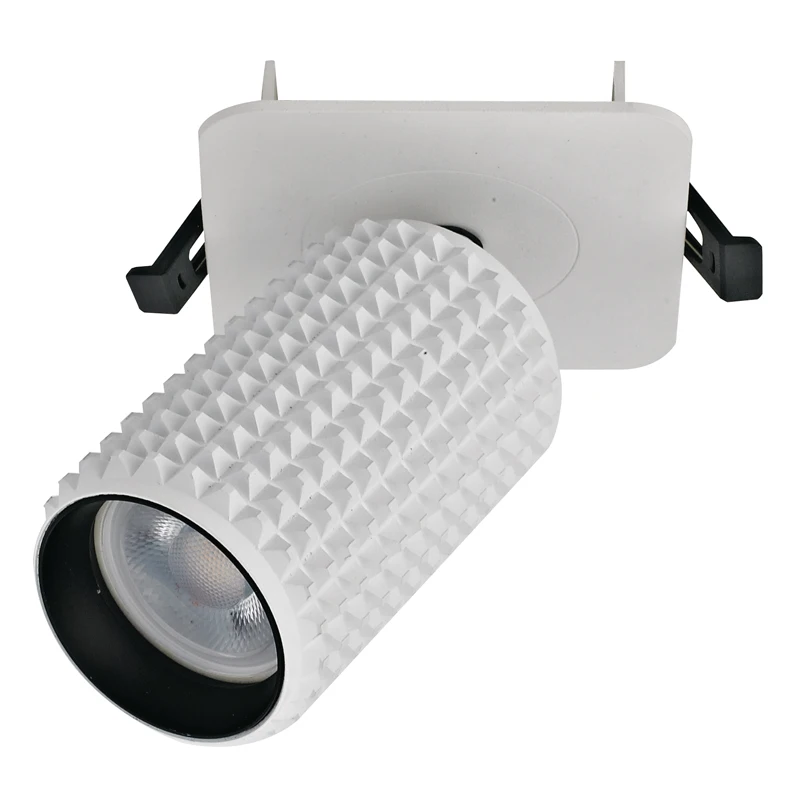 GU10 Rail Light Lamp Housing Aluminum Adjustable Three-Headed Corn-Shaped G5.3, GU10, MR16 Rail Guide Lamp Shade