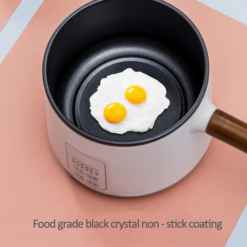 Student Non-Stick 1.8L Capacity 600W Hotpot Smart Electric Cooking Pots And Pan Cooker