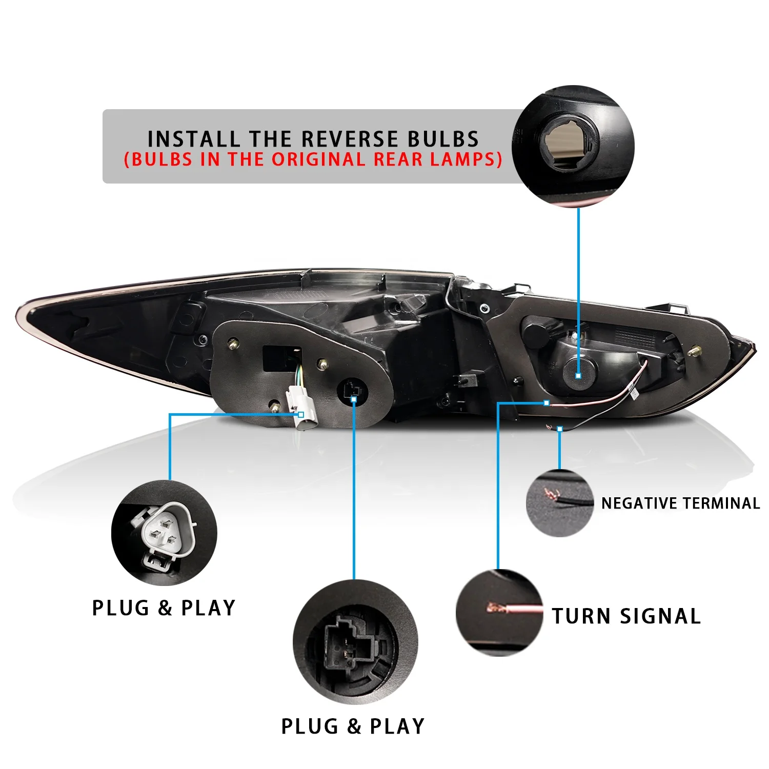 Archaic For Mazda 6 Atenza Taillight Led Back Lamp 2014 2015 2016 2017 2018 plug and play rear lamp for Atenza