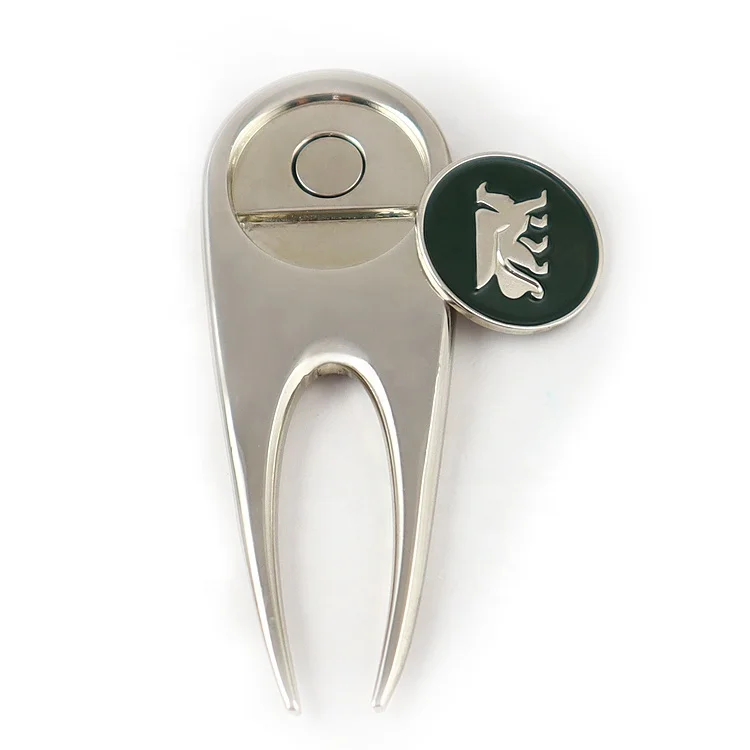 Manufacturer Custom Logo Golf Pitch Repair Divot Tool with Ball Marker