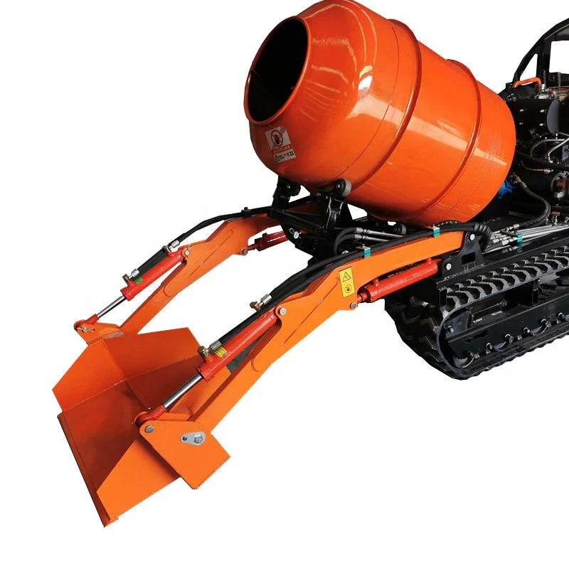 With hopper 300L 400L 800L Concrete Tank Truck Crawler-type