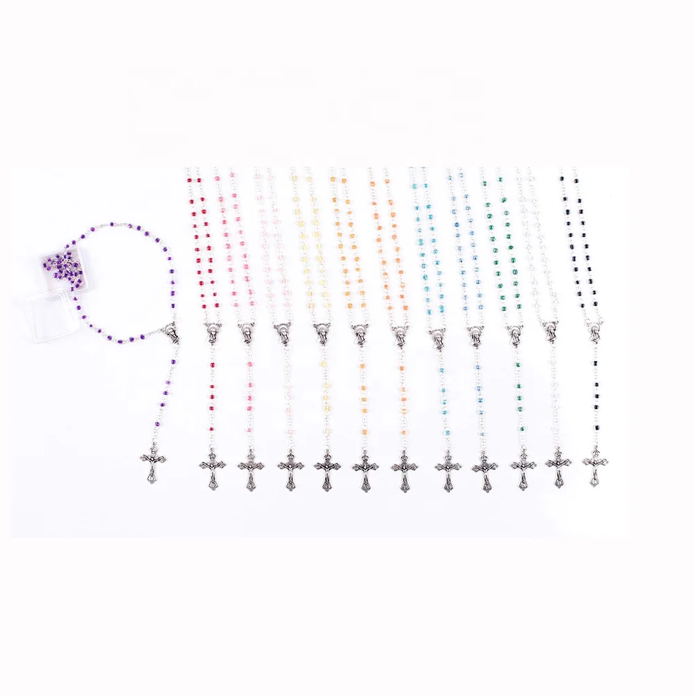 Religious Gift Mini small Children Rosary beads Catholic rosary  with box