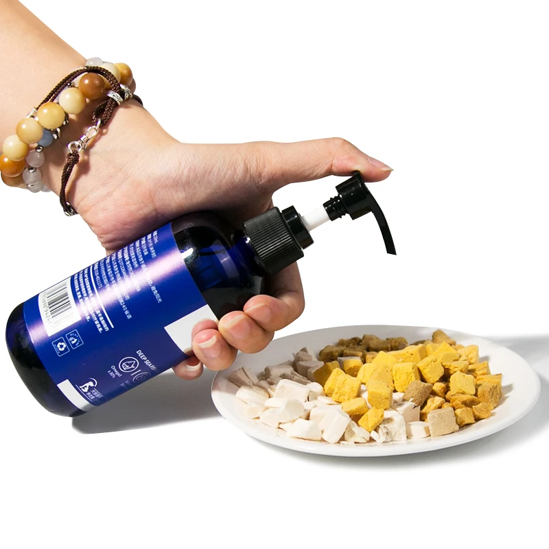 Pets Oil Supplement Custom Liquid Pump Fish Oil Animal Feed Deep Sea Omega 3 Fish Oil For Dogs