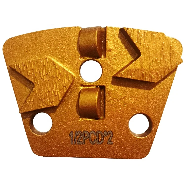 CY Wholesale Customized Trapezoid Diamond Grinding Shoes Plate Disc Block For Concrete Floor