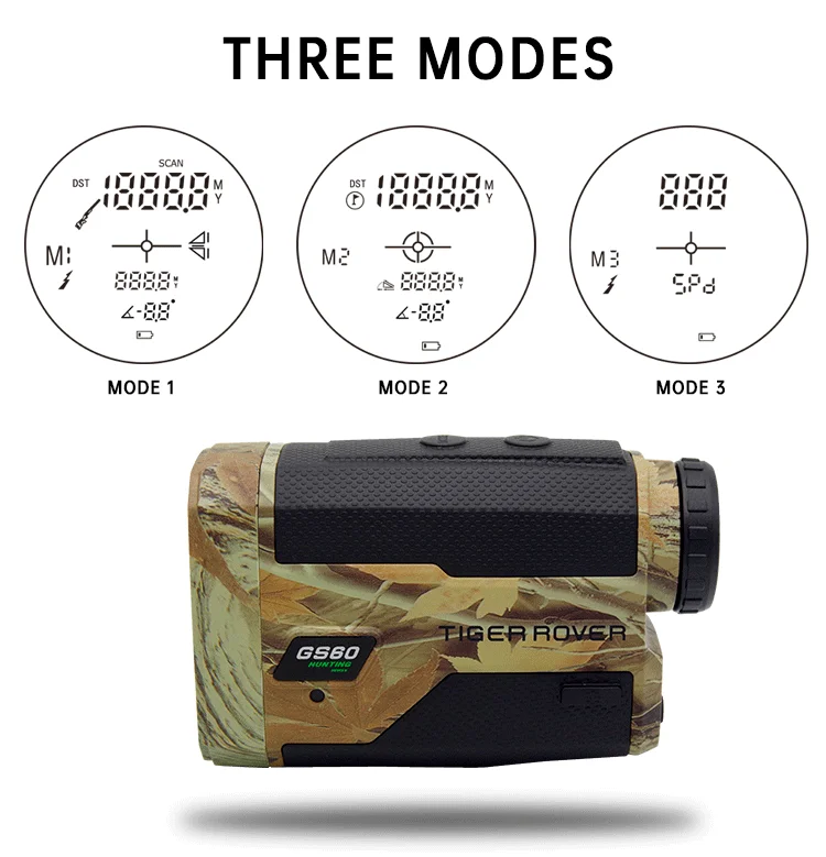 Высокоточный охотничий OEM Открытый Камуфляж 6x1300 ярдов лазерный дальномер