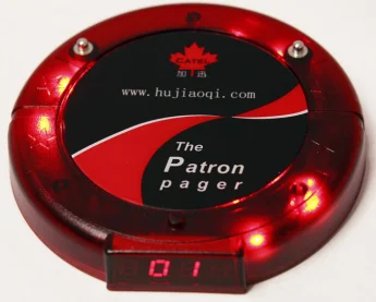 wireless fast food call equipment queue coaster pager/paging system  for restaurant