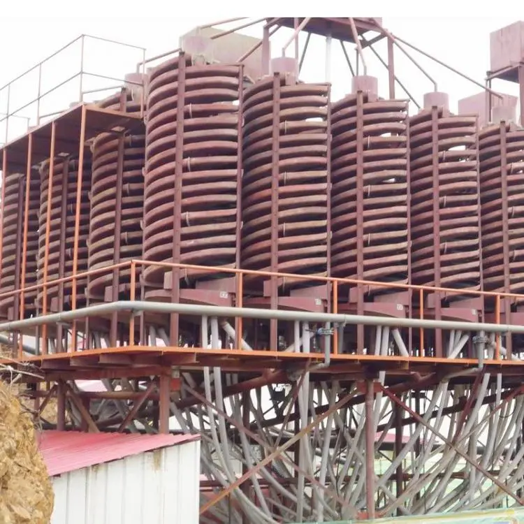 Spiral Chute For Transportation Use Plastic Warehouse Concentrator Heavy Mineral Sand Conveyor Paper Logistics Height