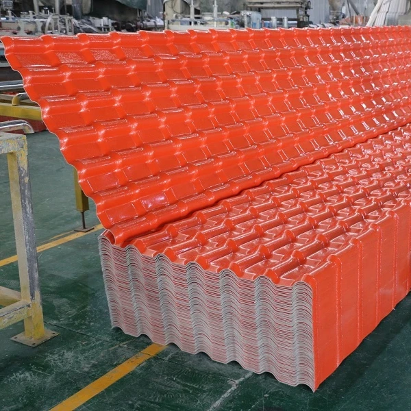 ASA ПВХ испанские крыши 4-слойная пластиковая глазурованная плитка синтетическая смола кровельная плитка лист 20 лет гарантии