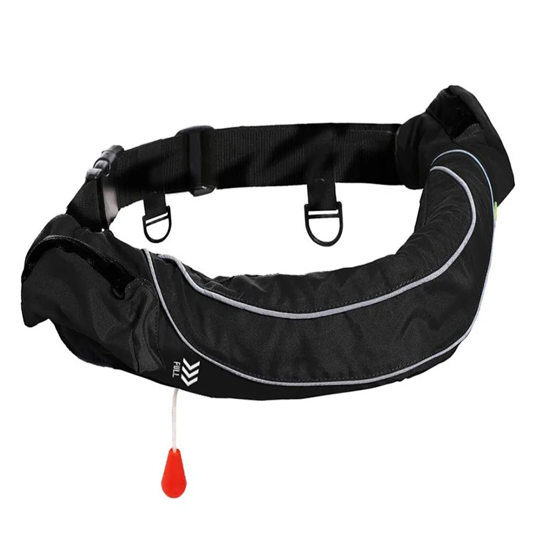 Eyson Waist Belt Pack Life Jacket PFD Co2 Cartridge Inflatable Kayak Buoyancy Aid Life Vest For Outdoors Recreation