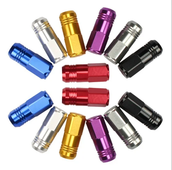 Конические гайки для колес/хромированная гайка с шестигранным ушком M12-1,5 41 мм высотой