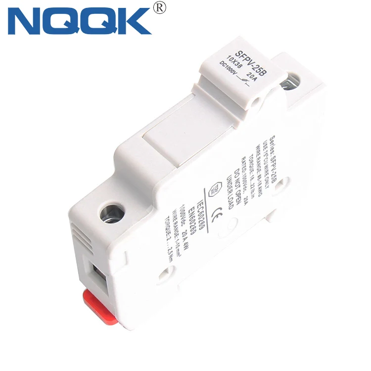RT18-32X RT18 10*38 1000 В DC HRC низкое напряжение Солнечный держатель предохранителя база