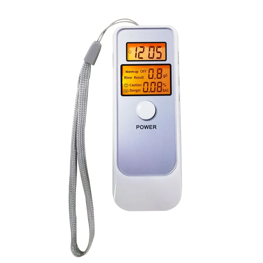 Digital Red LCD Backlit  Display  Alcohol Tester Alcohol Breath Analyzer Digital Breathalyzer AT-662S