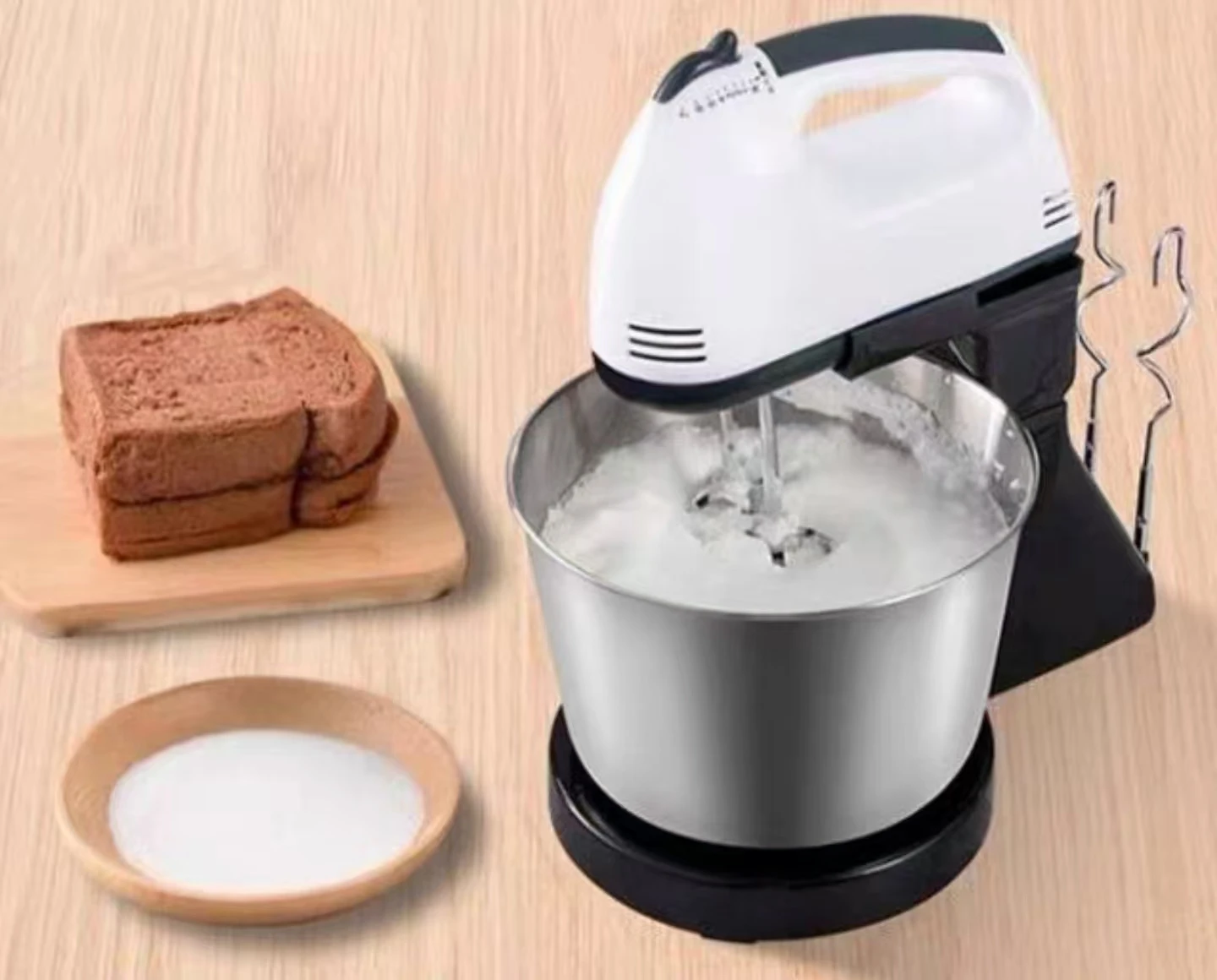 2L large capacity 200w high power double bar mixing four bar with food grade material beater