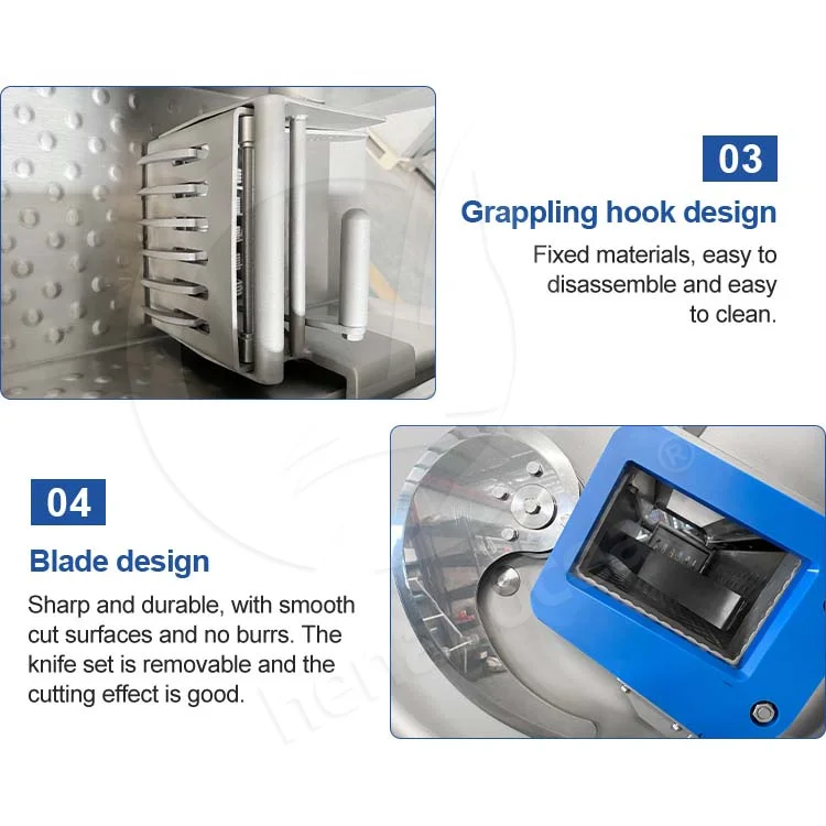 OCEAN Frozen Bacon Slice Machine Automatic Sausage Pork Meat Slicer Machine Beef Jerky Cut Machine