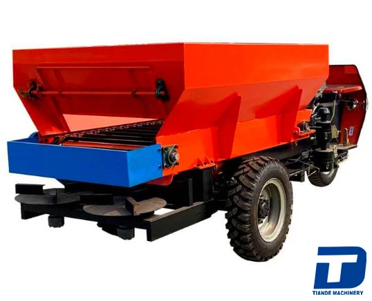 Big fertilizer manure tractor fertilizer spreader machine for garden orchard farm