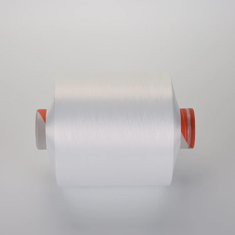 
150/48/1 NIM semi dull raw white polyester yarn for manufacturing sofa covers. 