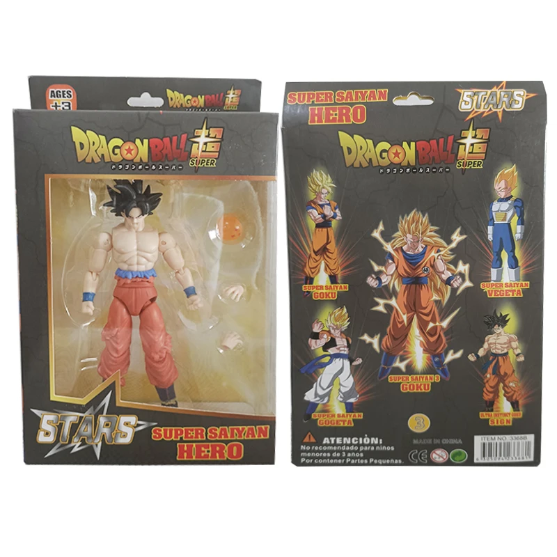 16-18cm DBZ  Shf Goku Vegeta Super Saiyan Gogeta Action Figure PVC Collection Model Toys