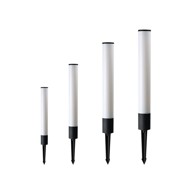 DAWN 5 years warranty transparent acrylic die-cast aluminum yard light 50cm 60cm 80cm 100cm height 100lm lawn