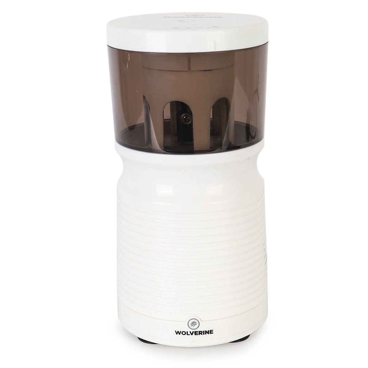 WOLVERINE School  Electric Pencil Sharpener Machine Plastic Automatic  for Office 8-12mm Colored Pencils adjustable tip White