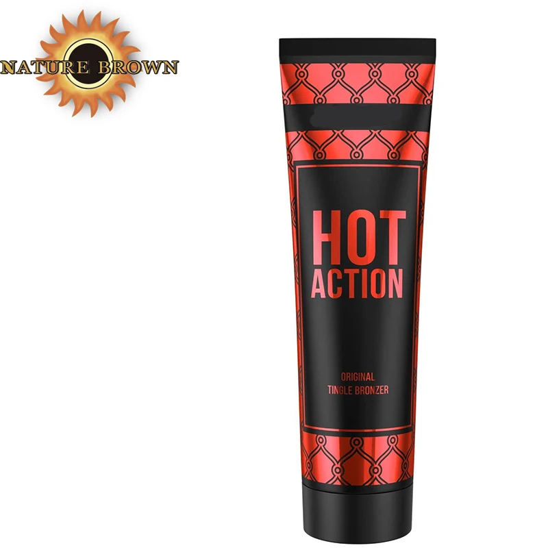 Hot Action Tingle Tanning Lotion for Tanning Bed Tingle Intensifier Hot Tanning Accelerator No Stain and No Streaks