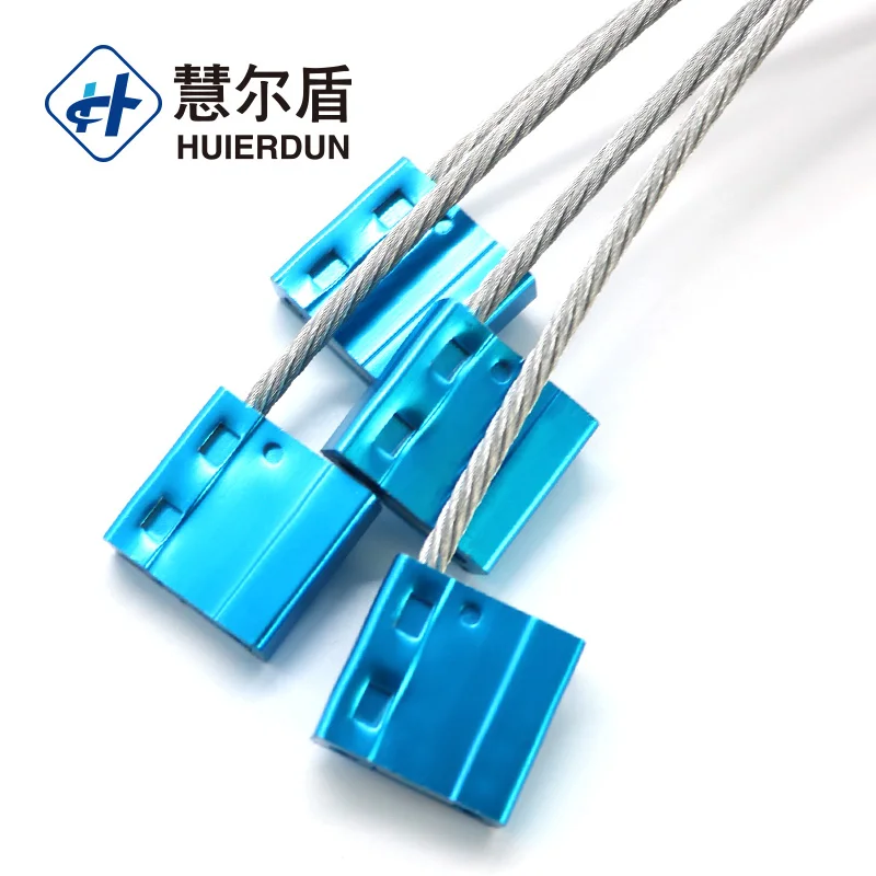 HED-CS102 hexagonal truck container cable seal with barcode cable seals for oil tanker freight cable seal