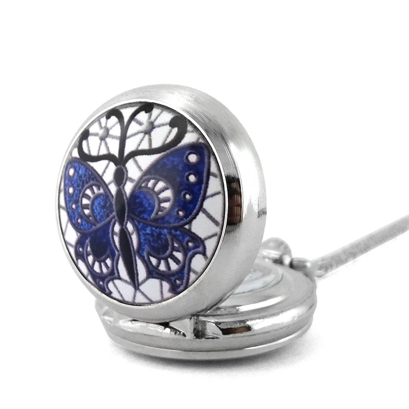 Custom Brand Your Own Necklace Quartz Watch Pocket Watches