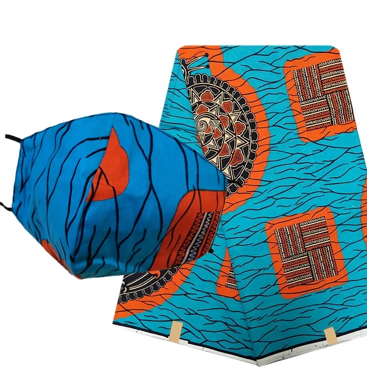 american wax fabric ankara ma sk face fabric african print mas k silk fashion fabric in stock