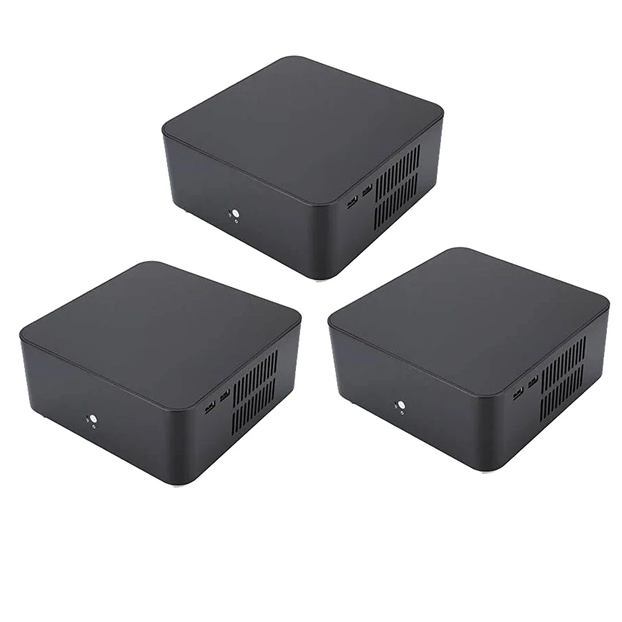 Custom Mini Metal PC Case OEM ODM Sheet Stamping Assembling Service Aluminum Mini Computer Case With Sheet Metal Fabrication