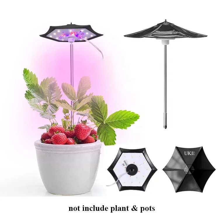 Ukiok 2022 Manufacturer Free Shipping umbrella Plant Grow light Led Indoor  Lux  Grow Light